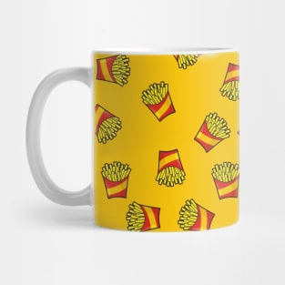 French Fries Pattern Mug